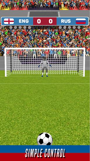 Gameplay of the Penalty shootout Euro 2016 for Android phone or tablet.