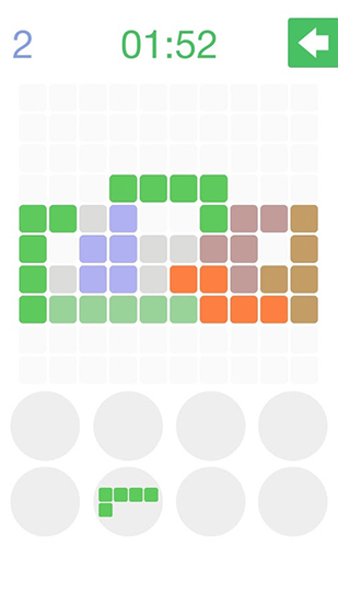 Gameplay of the Penta puzzle for Android phone or tablet.