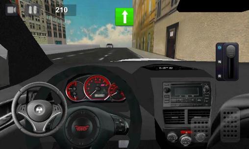 Gameplay of the Perfect racer: Car driving for Android phone or tablet.