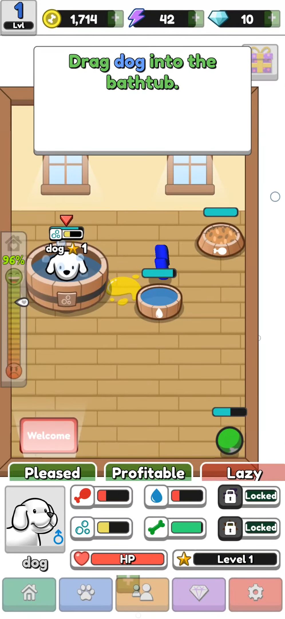 Pet Idle - Android game screenshots.