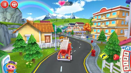 Gameplay of the Pet heroes: Fireman for Android phone or tablet.