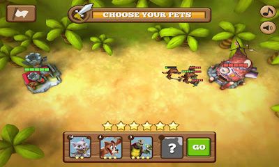 Gameplay of the Pets vs Orcs for Android phone or tablet.