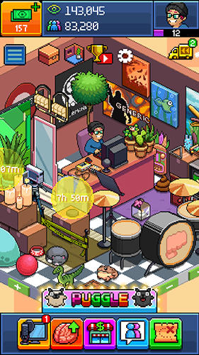 Gameplay of the PewDiePie's tuber simulator for Android phone or tablet.