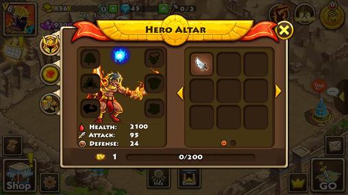 Gameplay of the Pharaoh's war for Android phone or tablet.