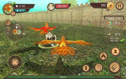 Gameplay of the Phoenix sim 3D for Android phone or tablet.