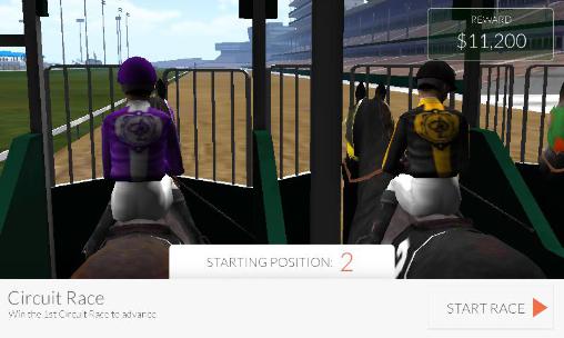Gameplay of the Photo finish: Horse racing for Android phone or tablet.
