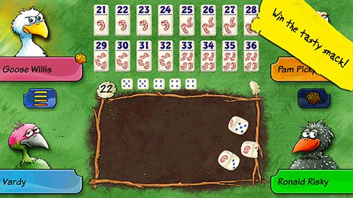 Gameplay of the Pickomino by Reiner Knizia for Android phone or tablet.