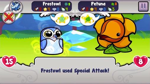 Gameplay of the Pico pets: Battle of monsters for Android phone or tablet.