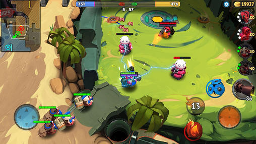 Gameplay of the PigBang: Slice and dice for Android phone or tablet.