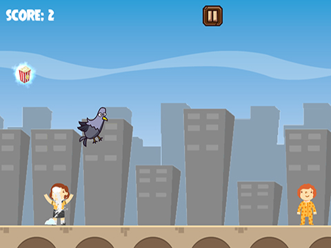 Gameplay of the Pigeon: Simulator 9000 for Android phone or tablet.