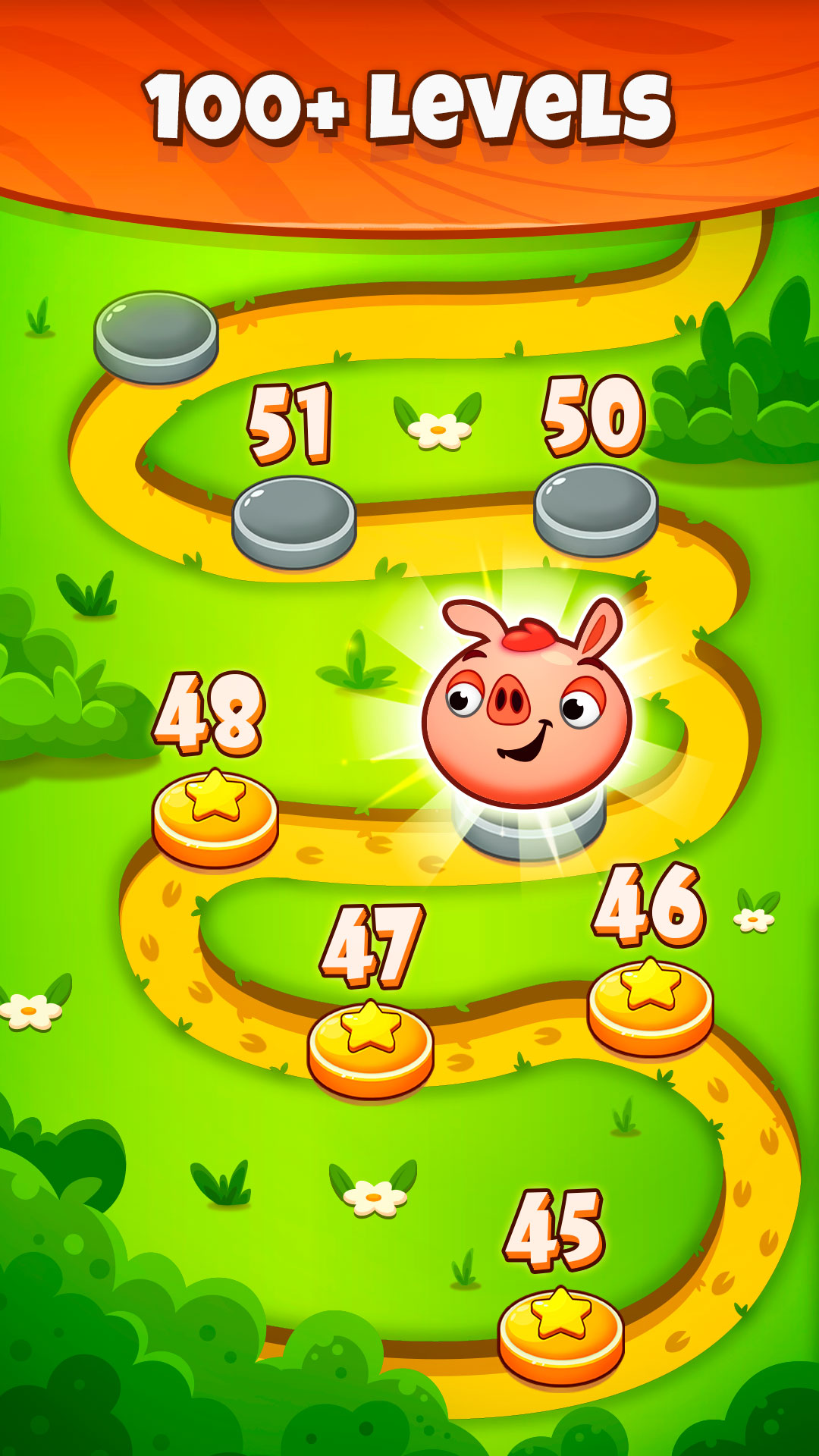 Pigs and Wolf - Block Puzzle - Android game screenshots.