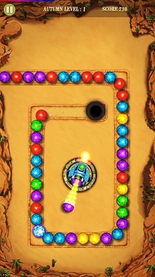 Gameplay of the Pinball shooter for Android phone or tablet.