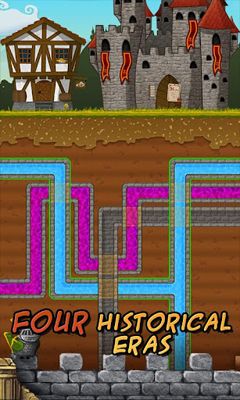 Gameplay of the PipeRoll 2 Ages for Android phone or tablet.
