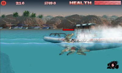 Gameplay of the Piranha 3DD The Game for Android phone or tablet.