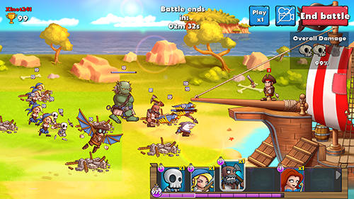 Pirate brawl: Strategy at sea - Android game screenshots.