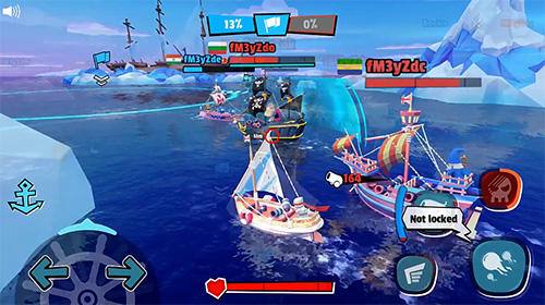 Pirate code: PVP Battles at sea - Android game screenshots.