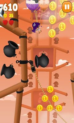 Gameplay of the Pirates Captain Clumsy for Android phone or tablet.