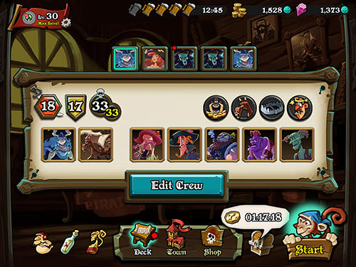 Gameplay of the Pirates war: The dice king for Android phone or tablet.