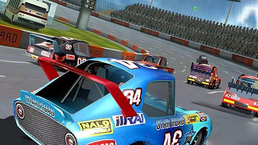 Gameplay of the Pit stop racing: Club vs club for Android phone or tablet.