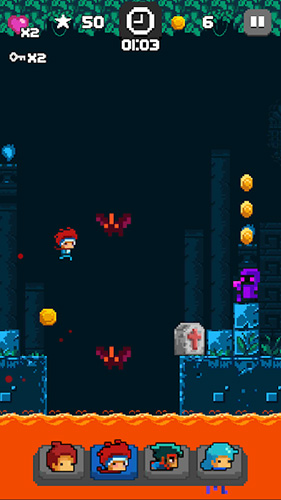 Pixel runner bros - Android game screenshots.