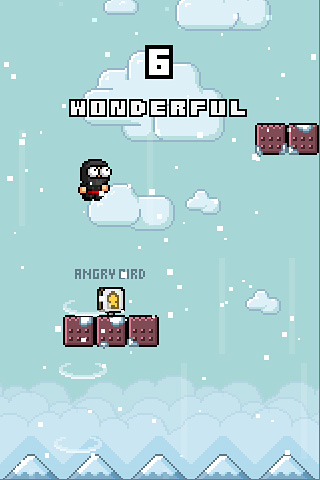 Pixel sky - Android game screenshots.