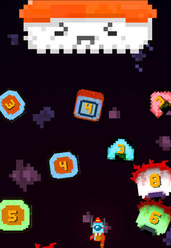 Pixel space blast - Android game screenshots.