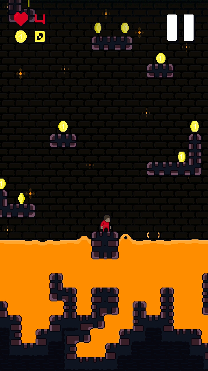 Pixels can jump: 2D Pixel Game - Android game screenshots.