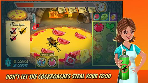 Gameplay of the Pizza mania: Cheese moon chase for Android phone or tablet.