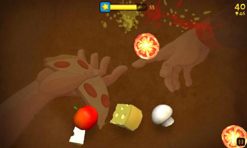 Gameplay of the Pizza ninja story for Android phone or tablet.