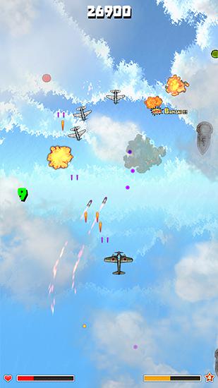 Gameplay of the Plane storm for Android phone or tablet.
