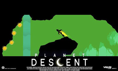 Gameplay of the Planet Descent for Android phone or tablet.