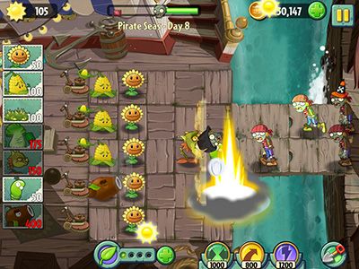 Gameplay of the Plants vs. zombies 2: it's about time for Android phone or tablet.