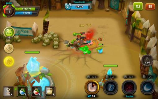 Gameplay of the Plants war 2 for Android phone or tablet.