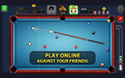 Gameplay of the Play 8 ball: Board pool for Android phone or tablet.