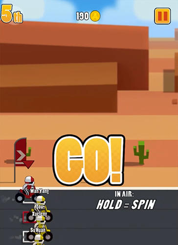 Pocket bike - Android game screenshots.
