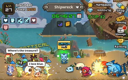 Pocket dragons - Android game screenshots.