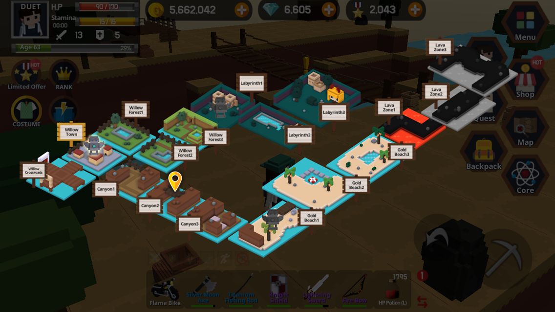 Pocket World: Island of Adventure - Android game screenshots.