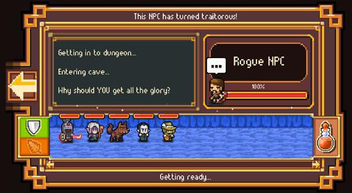 Gameplay of the Pocket guild for Android phone or tablet.