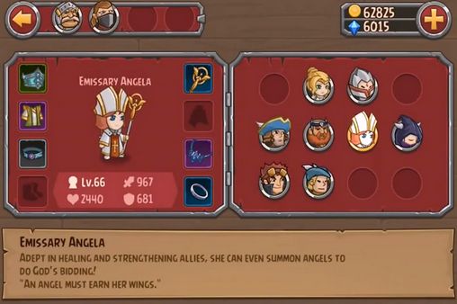 Gameplay of the Pocket heroes for Android phone or tablet.