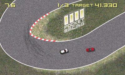 Gameplay of the Pocket Racing for Android phone or tablet.