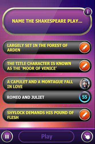 Gameplay of the Pointless: Quiz with friends for Android phone or tablet.