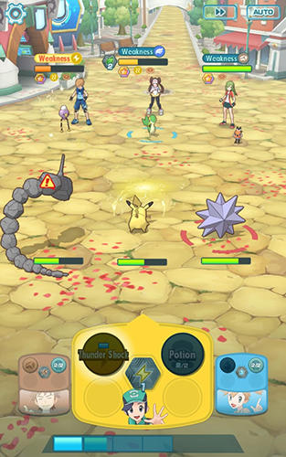 Pokemon masters - Android game screenshots.