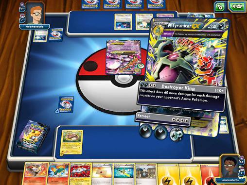 Gameplay of the Pokemon: Trading card game online for Android phone or tablet.