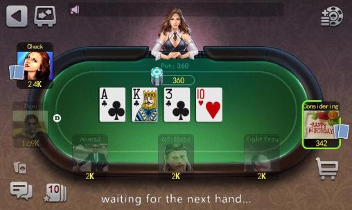 Gameplay of the Poker mania for Android phone or tablet.