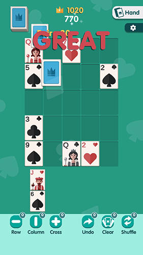 Pokez playing: Poker сard puzzle - Android game screenshots.
