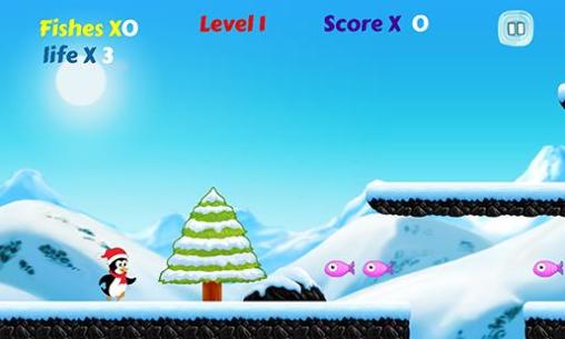 Gameplay of the Polar penguin run for Android phone or tablet.