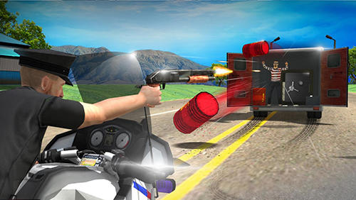 Police vs thief: Moto attack - Android game screenshots.