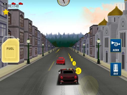 Gameplay of the Police car chase for Android phone or tablet.