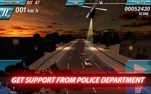Gameplay of the Police chase 3D for Android phone or tablet.