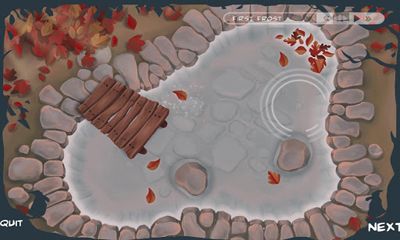 Gameplay of the Pond for Android phone or tablet.